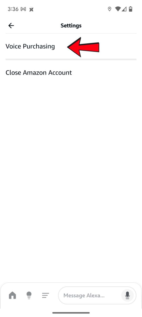 Amazon alexa app voice purchasing