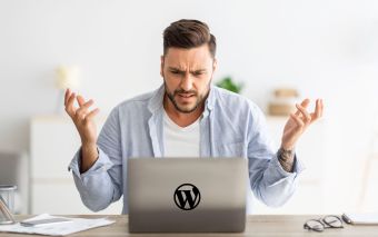 Man frustated that his website is down due to mod security problem